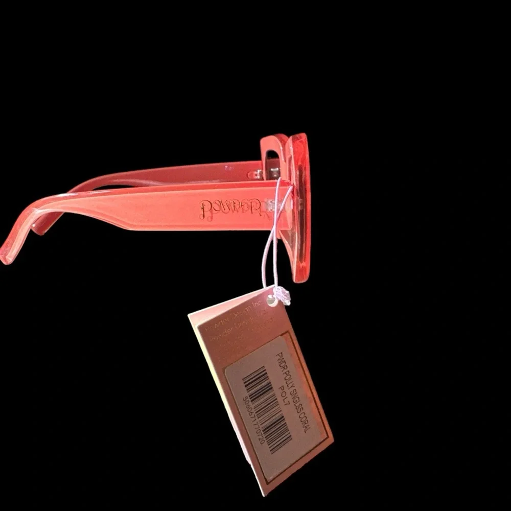 Powder Polly Sunglasses‎ Coral UV Protection NWT